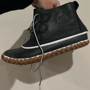 Sorel Out n About Leather Rain Boots